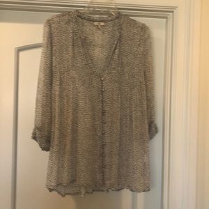 JOIE Almost New Sz S pale blue/gray sheer fabric